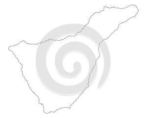 Map of Tenerife