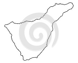 Map of Tenerife