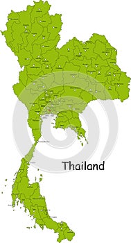 Map of Thailand