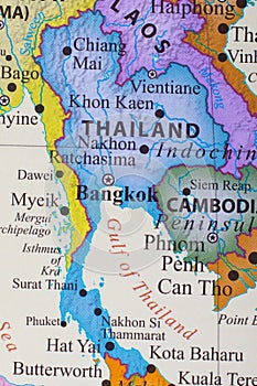 Map of Thailand