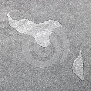 Map of Tonga, silver background