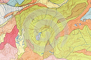 Map Topographical photo