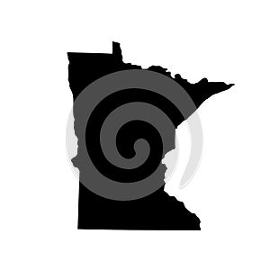 Map of the U.S. state Minnesota