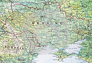 Map of Ukraine