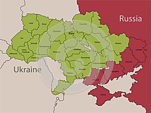 map of Ukraine