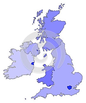 Map of United Kingdom