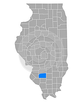 Map of Washington in Illinois photo