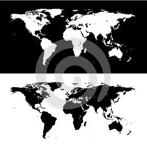 Map world icon great for any use. Vector EPS10.