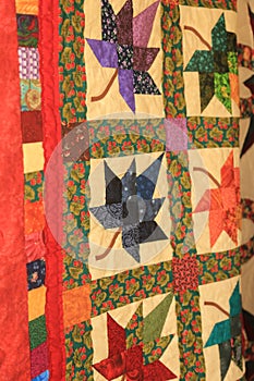 Maple Leaf  Amish Handmade Quilt