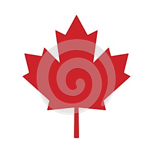 Maple leaf canada vector symbol icon design photo