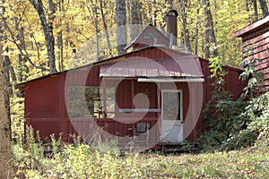Maple syrup shed