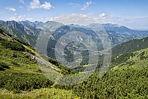 Javorová dolina zo Širokého sedla, Vysoké Tatry, Slovensko