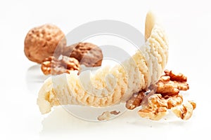 Maple Walnut Ice Cream and Walnuts