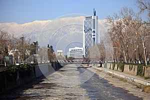 Mapocho River, Santiago photo