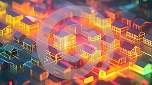 mappg stylized animated property pricing heatmap in