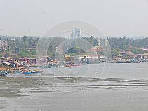 Mappila Bay and Harbor, Kannur, Kerala, India