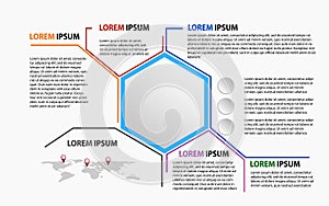 Mapping detailed template. infographic concept