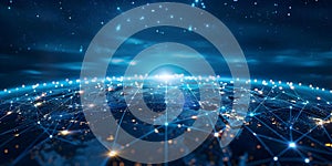 Mapping the Future: Global Network Visualization with Digital Technology and Big Data Concept.