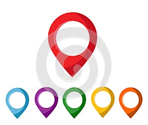 Mapping pins icon