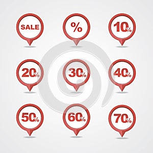Mapping pins icons SALE