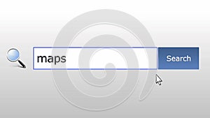 Maps - graphics browser search query, web page