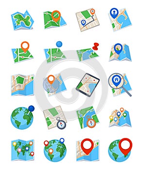 Maps & Navigation Icons - Set 2