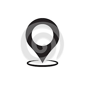 Maps pin. Location map icon.