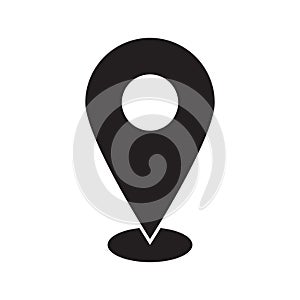Maps pin. Location map icon.