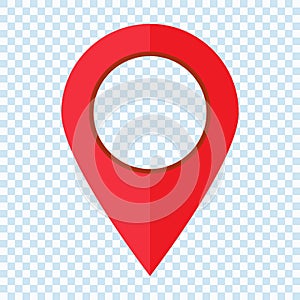 Maps pin. Location map icon. Location pin. Pin icon.