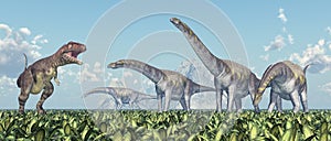 Mapusaurus and Argentinosaurus