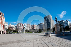 Mar del Plata on Atlantic ocean, Argentina