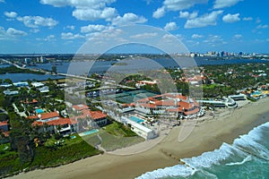 Aerial image of Mar A Lago Resort and playground of the wealthy photo