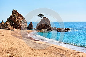 Mar Menuda Beach in Tossa de Mar