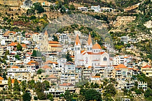 Mar Saba Cathedral and Our Lady of Diman Church in Bsharri, Lebanon