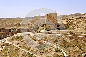 Mar Saba convent guesthouse, Israel.