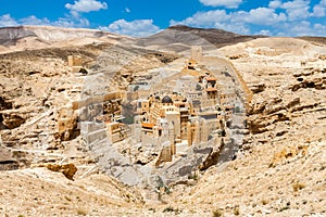 Mar Saba, Holy Lavra of Saint Sabbas, Eastern Orthodox Christian monastery. West Bank, Palestine, Israel.