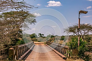 Mara River Bridge Maasai Mara Triangle National Game Reserve park rift valley Narok county east Africa