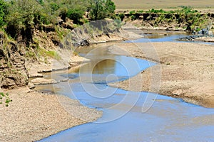 The Mara river of Kenya