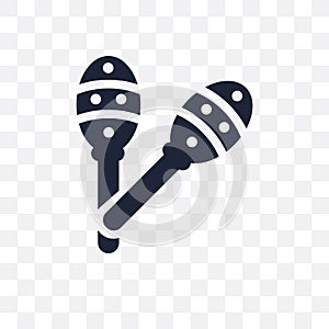 Maraca transparent icon. Maraca symbol design from Music collect