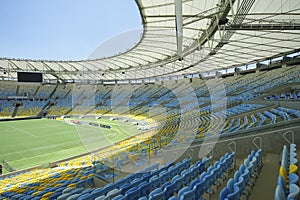 Maracana Football Stadium Seating and Pitch