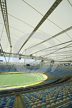 Maracana Football Stadium from Top of Grandstand