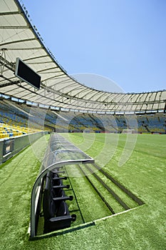 Maracana Stadium Technical Area and Pitch Rio de Janeiro Brazil