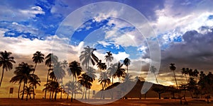 Maracas Beach - panorama photo