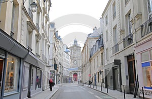 Marais district cityscape Paris France