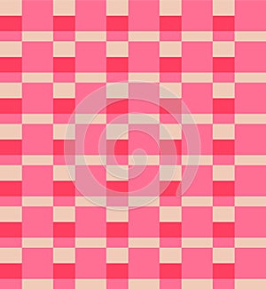 Marakesh Pink Mosaic Vector Seamless Pattern