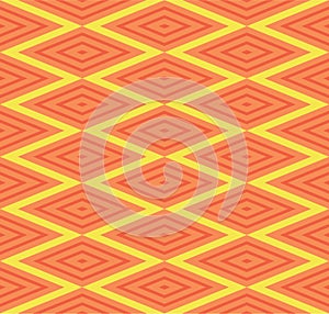 Marakesh Zigzag Diamond Vector Seamless Pattern