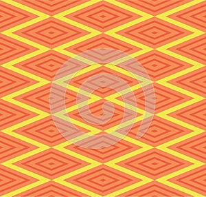Marakesh Zigzag Diamond Vector Seamless Pattern