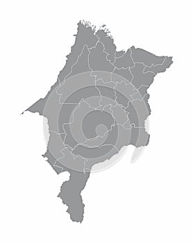 Maranhao State regions map