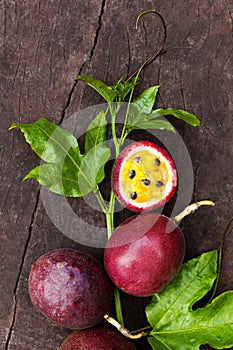 Maraquia fruits from above