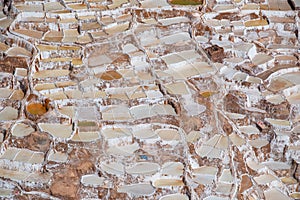Maras salt mines near Cusco, Peru. photo